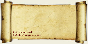 Isidora Stojančić vizit kartica